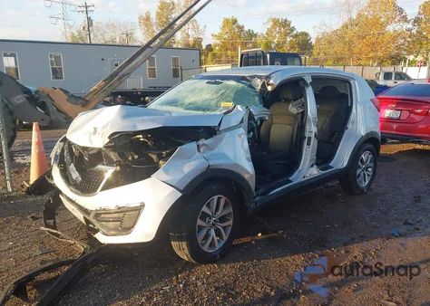 2016 Kia Sportage Lx from USA, damaged, VIN KNDPB3AC0G7855656